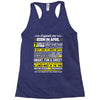 Legends Are Born In April Racerback Tank