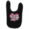 my valentine is a fictional character Baby Bibs