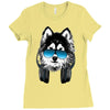 huskie music Ladies Fitted T-Shirt