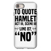 to quote hamlet no iPhone 8