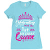 Celebrating With the 1st Birthday Queen Ladies Fitted T-Shirt