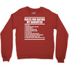 rules for dating my daughter Crewneck Sweatshirt