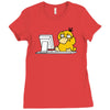 computer psy Ladies Fitted T-Shirt