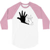 rabbit hand shadow 3/4 Sleeve Shirt