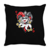 quinn of diamonds Throw Pillow