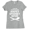 knifey spooney Ladies Fitted T-Shirt