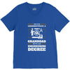 Never Underestimate A Granddad With An Engineer Degree V-Neck Tee