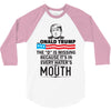 Donald trump The D Is Missing 3/4 Sleeve Shirt