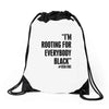 rooting for everybody t shirt Drawstring Bags