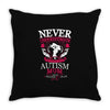 THE POWER OF AN Autism Mom Throw Pillow