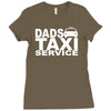 dad taxi funny Ladies Fitted T-Shirt
