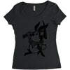 black rabbit Women's Triblend Scoop T-shirt