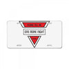 NIGHT License Plate