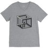 escher's jail V-Neck Tee