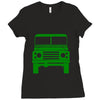 defender land rover Ladies Fitted T-Shirt