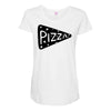 Pizza Maternity Scoop Neck T-shirt