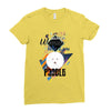 who loves poodle Ladies Fitted T-Shirt