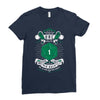 Natural 1   Orc Green Edition Ladies Fitted T-Shirt