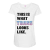This is What Trans Looks Like Maternity Scoop Neck T-shirt