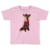 floral fox Toddler T-shirt