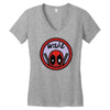 wade&acute;s face Women's V-Neck T-Shirt