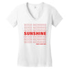 Good Morning Sunshine Women's V-Neck T-Shirt