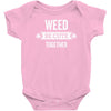 weed be cute together Baby Bodysuit