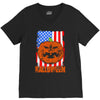 halloween american flag halloween american flag V-Neck Tee