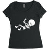 baby skeleton Women's Triblend Scoop T-shirt
