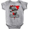 jurassic park raptor natural Baby Onesie