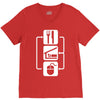 v2 eat sleep computer mouse V-Neck Tee