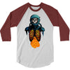 space skull 3/4 Sleeve Shirt