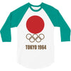 retro tokyo 1964 olympic games 3/4 Sleeve Shirt