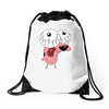 personnage de cartoon Drawstring Bags