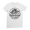 the mountains Ladies Fitted T-Shirt