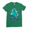 reptar on ice Ladies Fitted T-Shirt