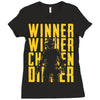 winner winner chicken dinner 3y Ladies Fitted T-Shirt