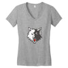 KING OF THE WOLF Women's V-Neck T-Shirt