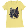 polygon wolf Ladies Fitted T-Shirt