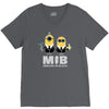 men in black V-Neck Tee