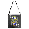 party king design funny humor cool graph baseball Adjustable Strap Totes