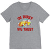 in rust we trust  rat beetle hot rod V-Neck Tee