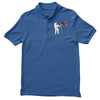 Astronaut Celebrating Independence  Day at 1776 Polo Shirt