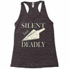 silent but deadly blow Racerback Tank
