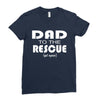 dad to the rescue Ladies Fitted T-Shirt