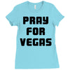 pray for las vegas Ladies Fitted T-Shirt