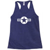 us air force retro Racerback Tank
