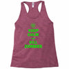 keep calm and kill zombies Racerback Tank