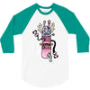 mixed up 3/4 Sleeve Shirt