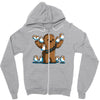 chewie and porgs Zipper Hoodie